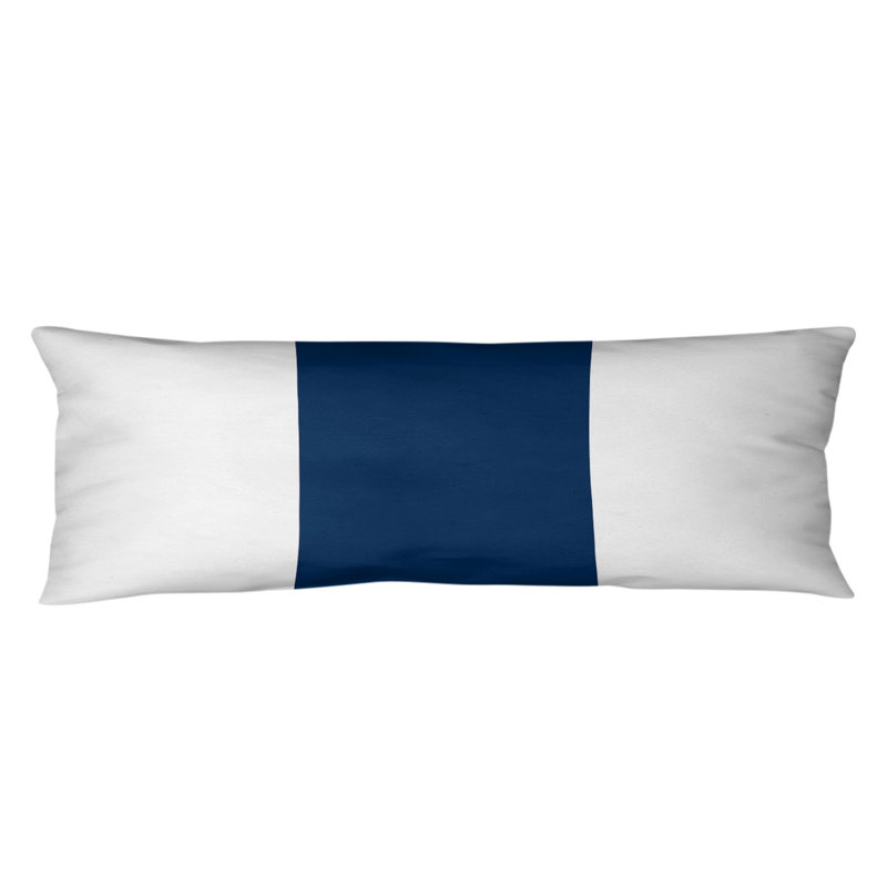 Oreiller de corps en polyester / polyester Arizona Football Stripes, Football Tennessee, Blanc / milieu bleu / blanc