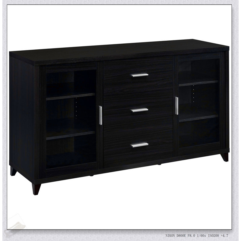 Console télé 3 tiroirs Nyler Cappuccino