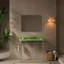 Lavabo mural en céramique avec pieds en acier inoxydable Corbin-812964498-827814087-827826383