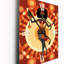Horloge murale Tribal Goddess Rhythms In Orange And Red II-99633881