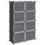 16 Pair Stackable Overdoor Shoe Organiser