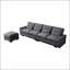 Repose-pieds de canapé modulaire en L 114,5 po-407827115