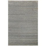 High-Quality Hand-Knotted Silver And Black Area Rug