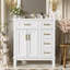 Meuble-lavabo 30 po avec lavabo en céramique-607451529