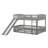 Bunk Bed With Slide,Fence And Ladder-415820331