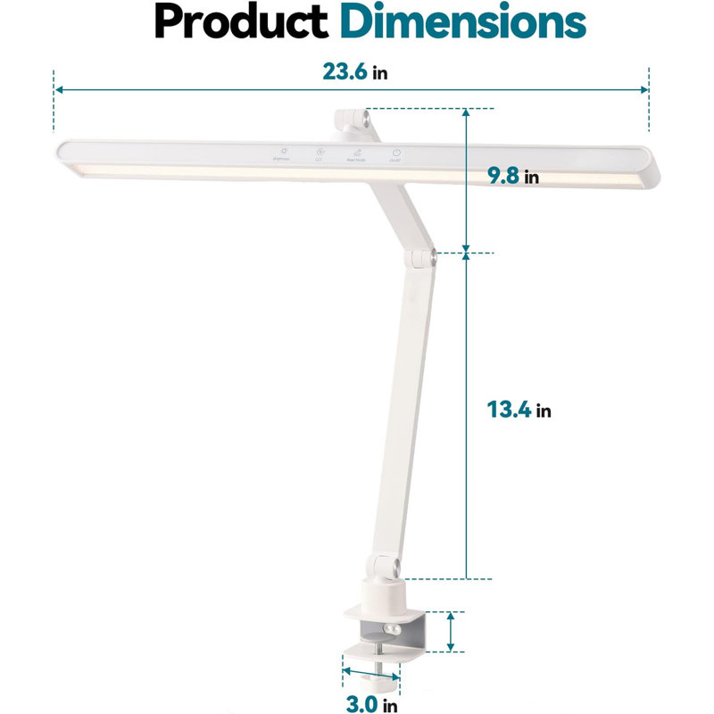 Architect Table Lamp, LED Desk Lamp with Base
