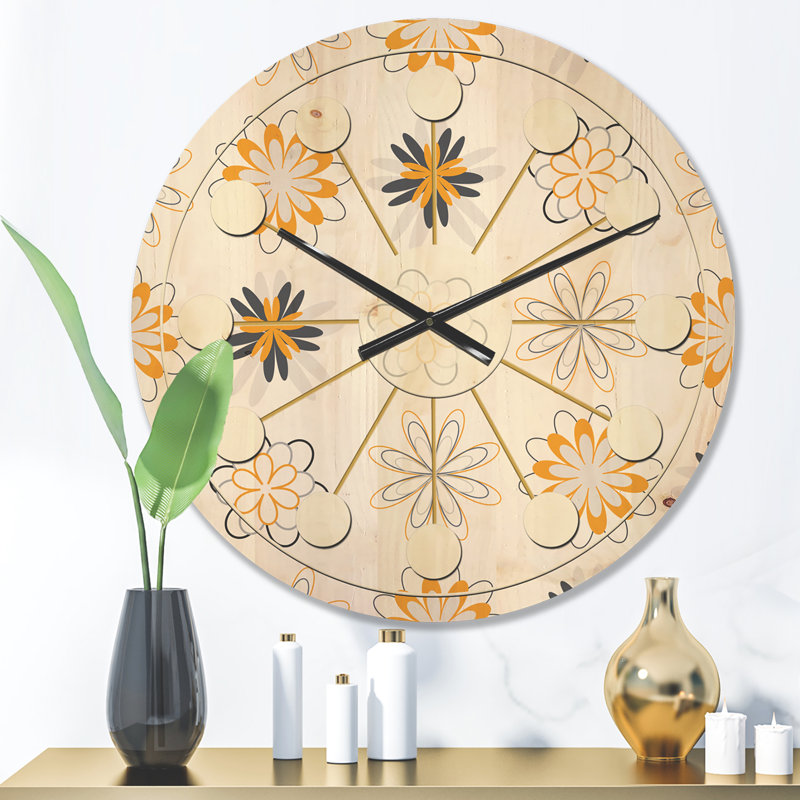 Solid Wood Wall Clock, Medium