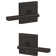 Custom Latitude Hall-Closet and Bed-Bath Lever with Upland Trim