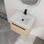 Meuble-lavabo simple avec plateau Pellerea 23,62 po