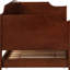 Lit de jour simple avec couchette en cerisier avec couchette, style classique moderne, design, panneaux élégants, bois, lit gigogne pour panneaux de chambre à coucher, construction en bois,