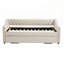 Lit de jour simple rembourré avec couchette, port USB, poches latérales et tissu en velours pour plus de confort et de style-1054888287