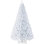 Arbre de Noël blanc en PVC artificiel réaliste