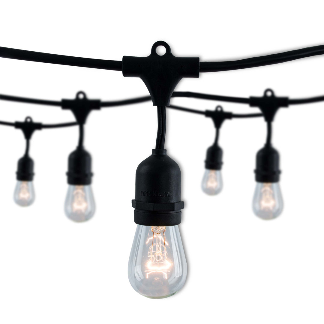 14-ft Outdoor Plug-In String Light (End to End Connectable) Includes 10 Standard Incandescent Bulbs