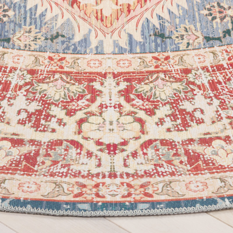 Renauta Performance Machine Washable Oriental Rug, Round 6'