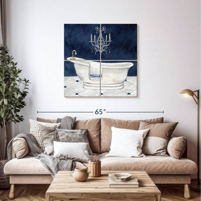Kerrick Navy Blue Bath I