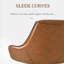 Gefjun 46cm H Upholstered Metal Upholstered Back Armchair in Light Brown-527024159