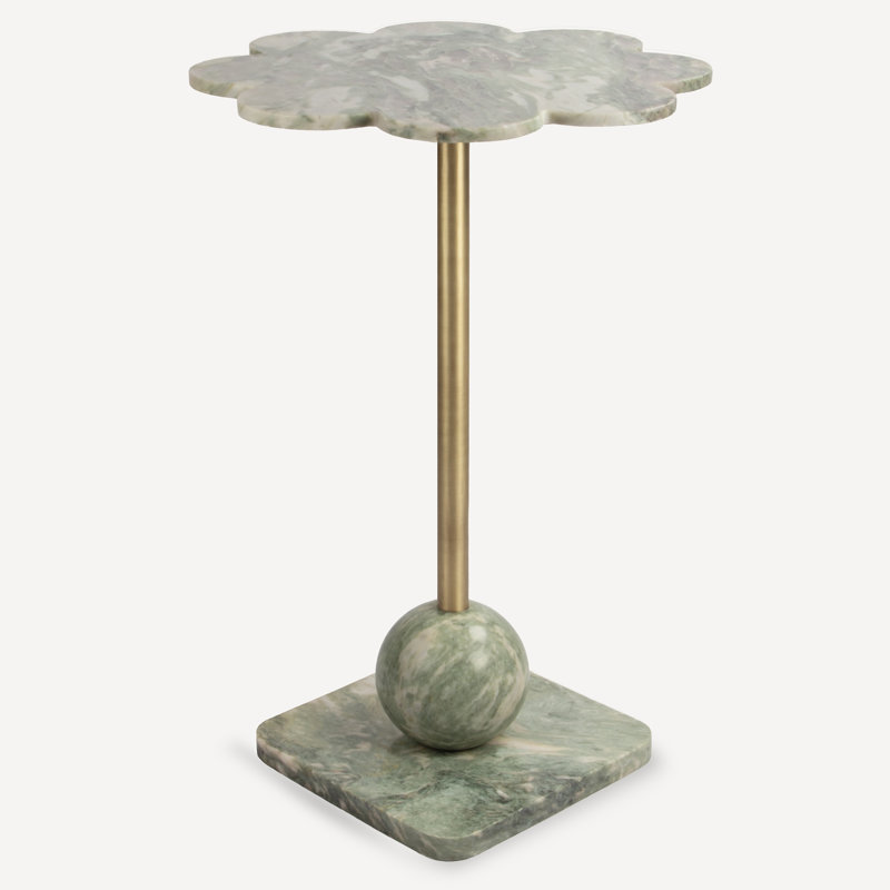 TABLE DE COMPTOIR Helia, Vert / blanc / ivoire / gris