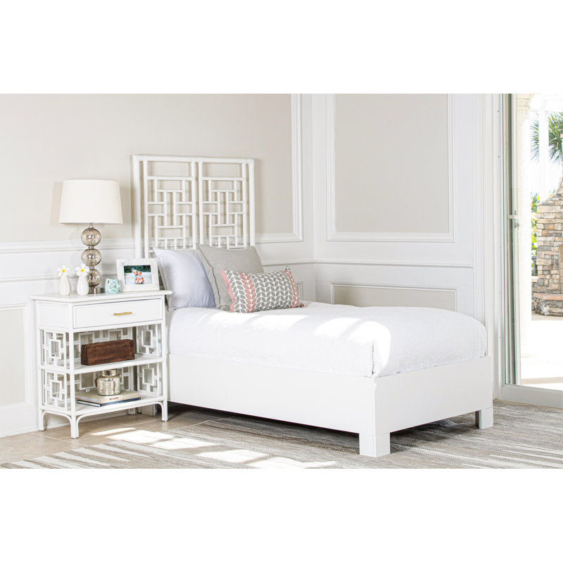 Ohana Low Profile Standard Bed, Twin XL, Light Gray