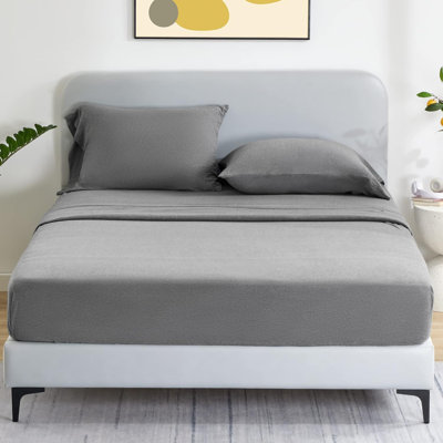  400 Thread Count 100% Cotton Jersey Knit Sheet Set