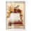 «Little Bird with Fall Flowers Glam Shadowbox Print» par Art Remedy