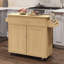 Îlot de cuisine avec étagère à épices et armoire de rangement-57998968