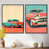 Black Floater Framed