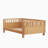 Wood Platform Bed with Rails-111912648-111912650