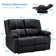 53.1'' Faux Leather Reclining Loveseat with Massage&Heat Function