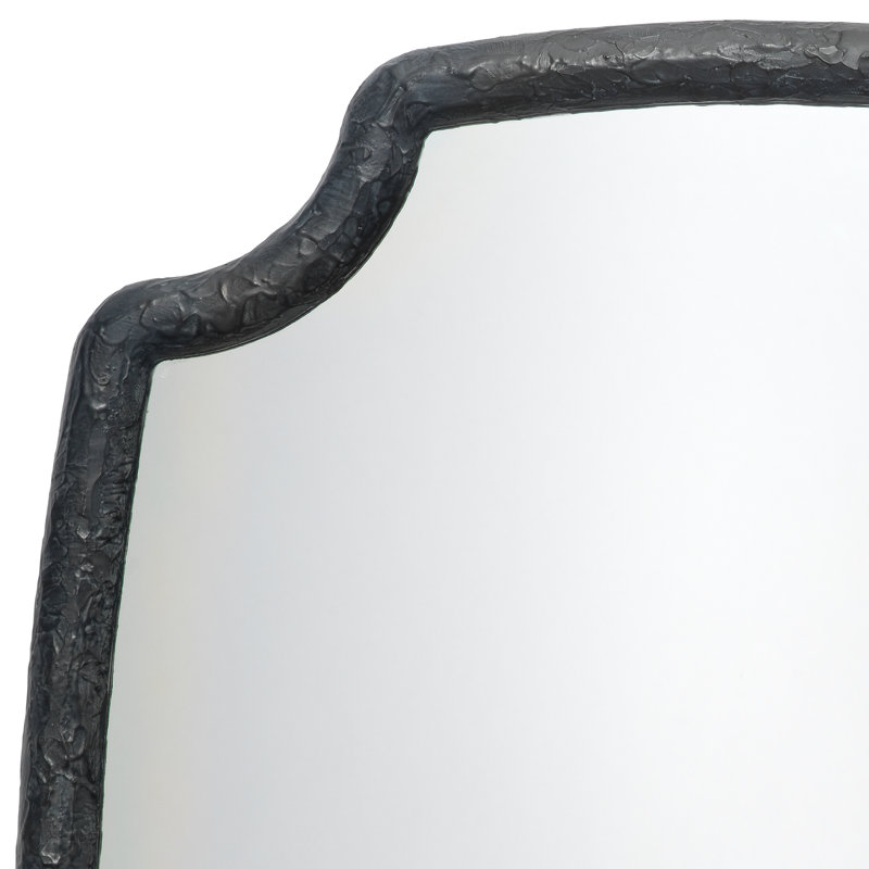 Miroir d'appoint Gwenifer, Gris anthracite