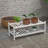 Shoe Rack 2-Tier Organizer-Stackable Storage Shelf With Multi-Function Combinations-Free Standing Bamboo Shoe Racks For Closet,Entryway,Hallway,Bathroom,Living Room Shoe Organization (White, 2-Tier)