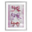 Blush and Satin Elegance, reproduction sous verre encadrée, design par Annabelle Hall-6515177-6515180