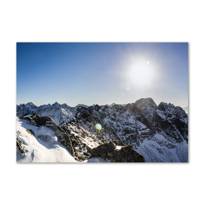 Winter In The Tatras - Wrapped Canvas Print