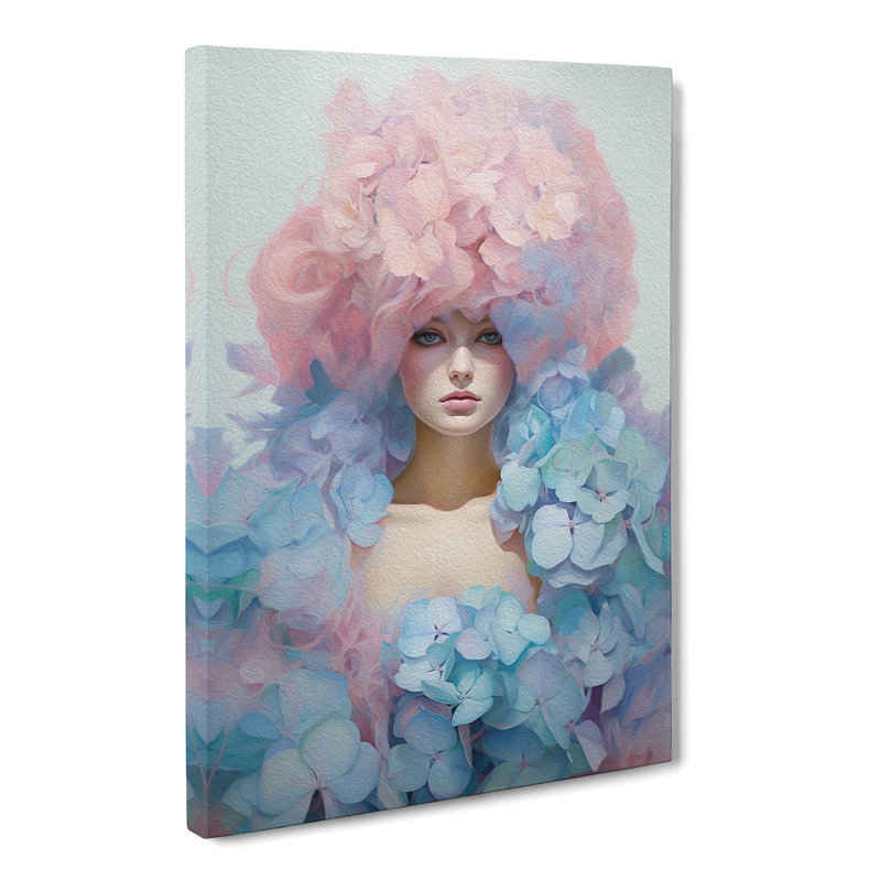 Hydrangea Conceptual No.2 - Print, 60cm H x 40cm W x 3cm D
