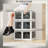 Stackable Storage Bins with Lids, Wheels, and Collapsible-1175427435