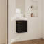 Meuble-lavabo à fermeture en douceur avec lavabo, 16 po pour petite salle de bain-120329980