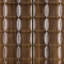 Armoire de rangement moderne à 4 portes avec portes géométriques 3D et garniture en métal