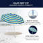 Parasol de plage portatif et réglable-111460308