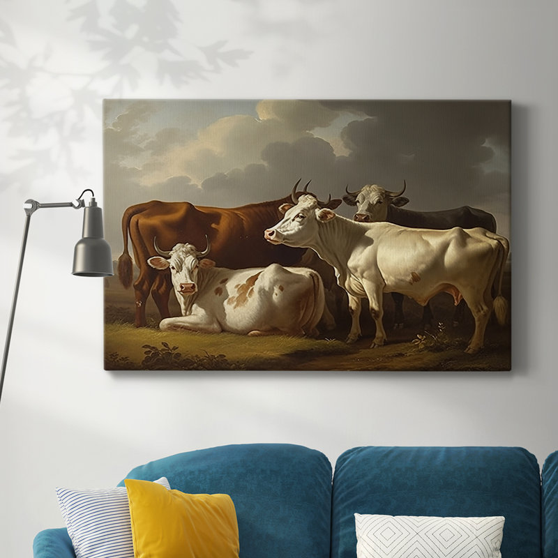 Animaux, série de paysages, H 12 po x l 18 po