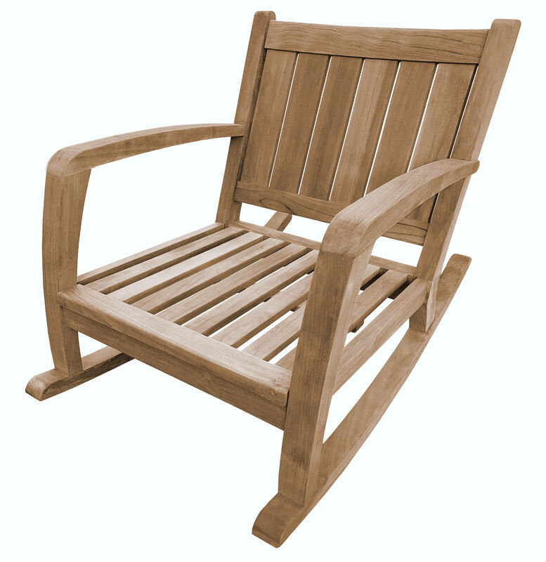 Chaise berçante d'extérieur Somerset, Vert foncé