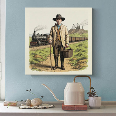 Canvas Wall Art Collier-2 Vintage Poster Print Home Decor