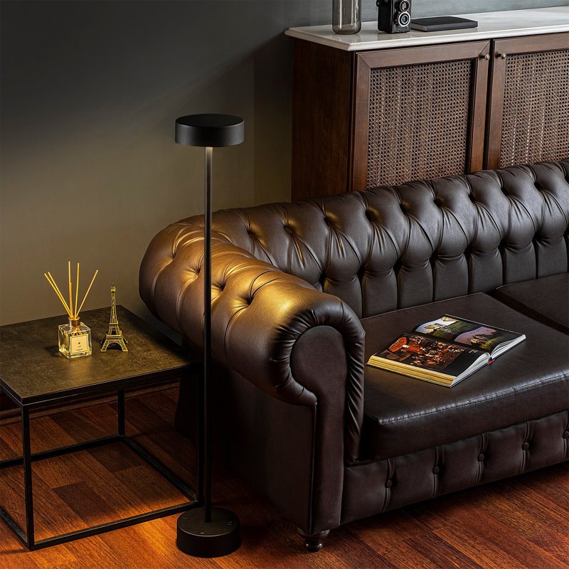 43.623'' Traditional Floor Lamp, Black