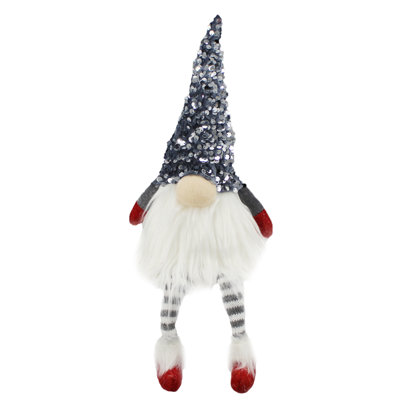 Gnome assis avec lumière DEL