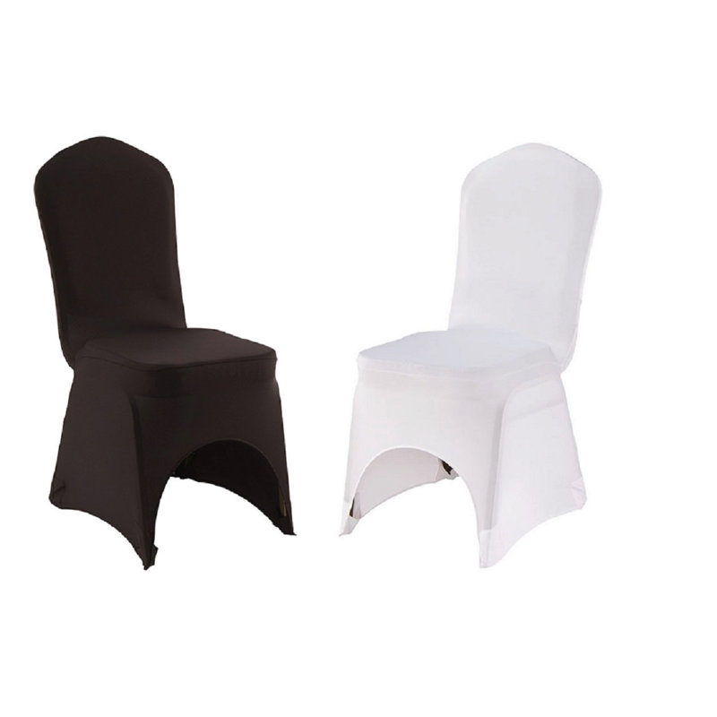 Housse pour chaise de salle à manger box coussin, Noir