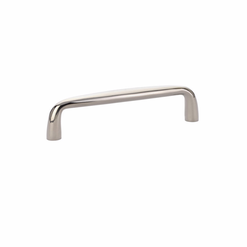 Poignée d'armoire Emtek Orbit Center-to-Center, Nickel poli, 4"