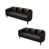 Black Faux Leather selected