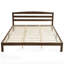 Structure de lit plateforme en bois massif de 12 pouces avec tête de lit, aucun sommier requis et assemblage facile-120380802-120380805