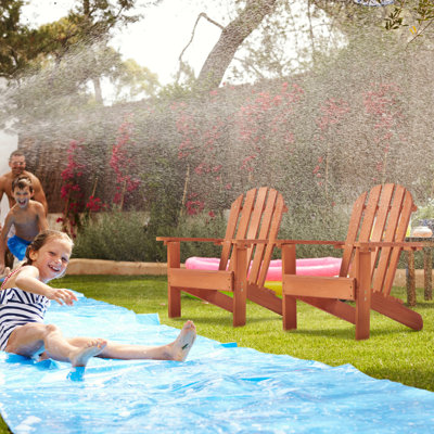 Chaise Adirondack d'extérieur en bois pour enfants
