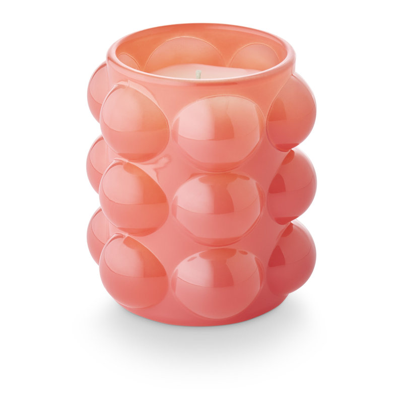 Coconut Milk Mango Bubble Glass, Pink