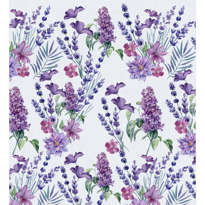 Lavande fleurs mauves