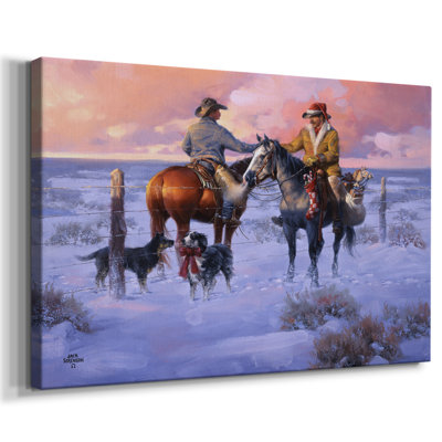 Sharin 'Christmas with the Neighbours -Gallery Wraraped Cavas